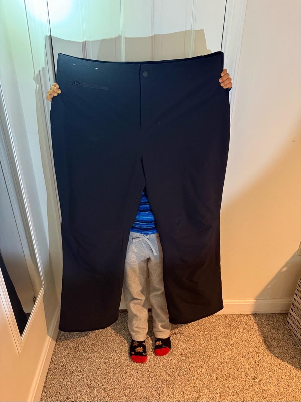 Obermeyer Men's Black Straight Ski Pants